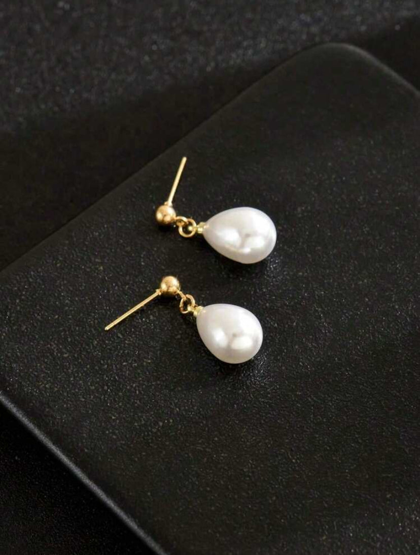 Les Perles de Marina | Boucles d'oreilles en acier inoxydable