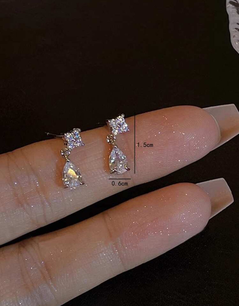 Les Gouttes d'Élise | Boucles d'oreilles en cristal scintillant