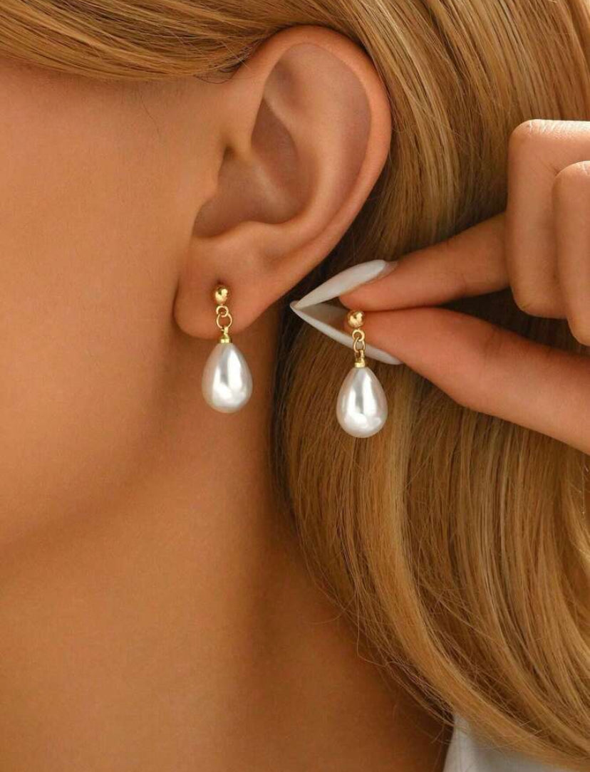 Les Perles de Marina | Boucles d'oreilles en acier inoxydable