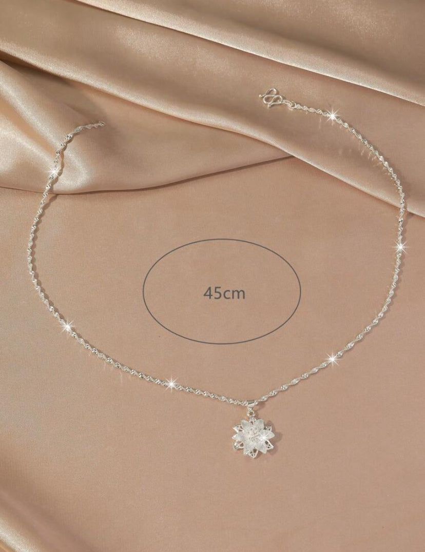 Astrée, lumière stellaire | Collier en acier inoxydable