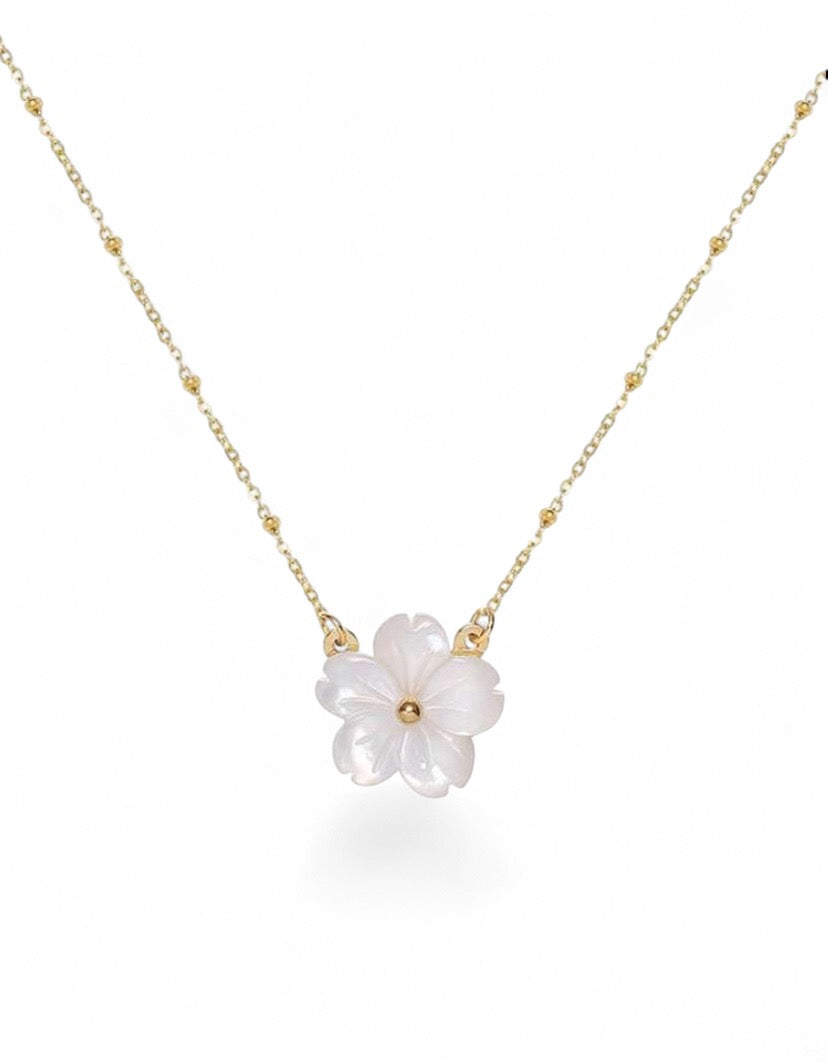 Floralia, charme de la nature | Collier en acier inoxydable